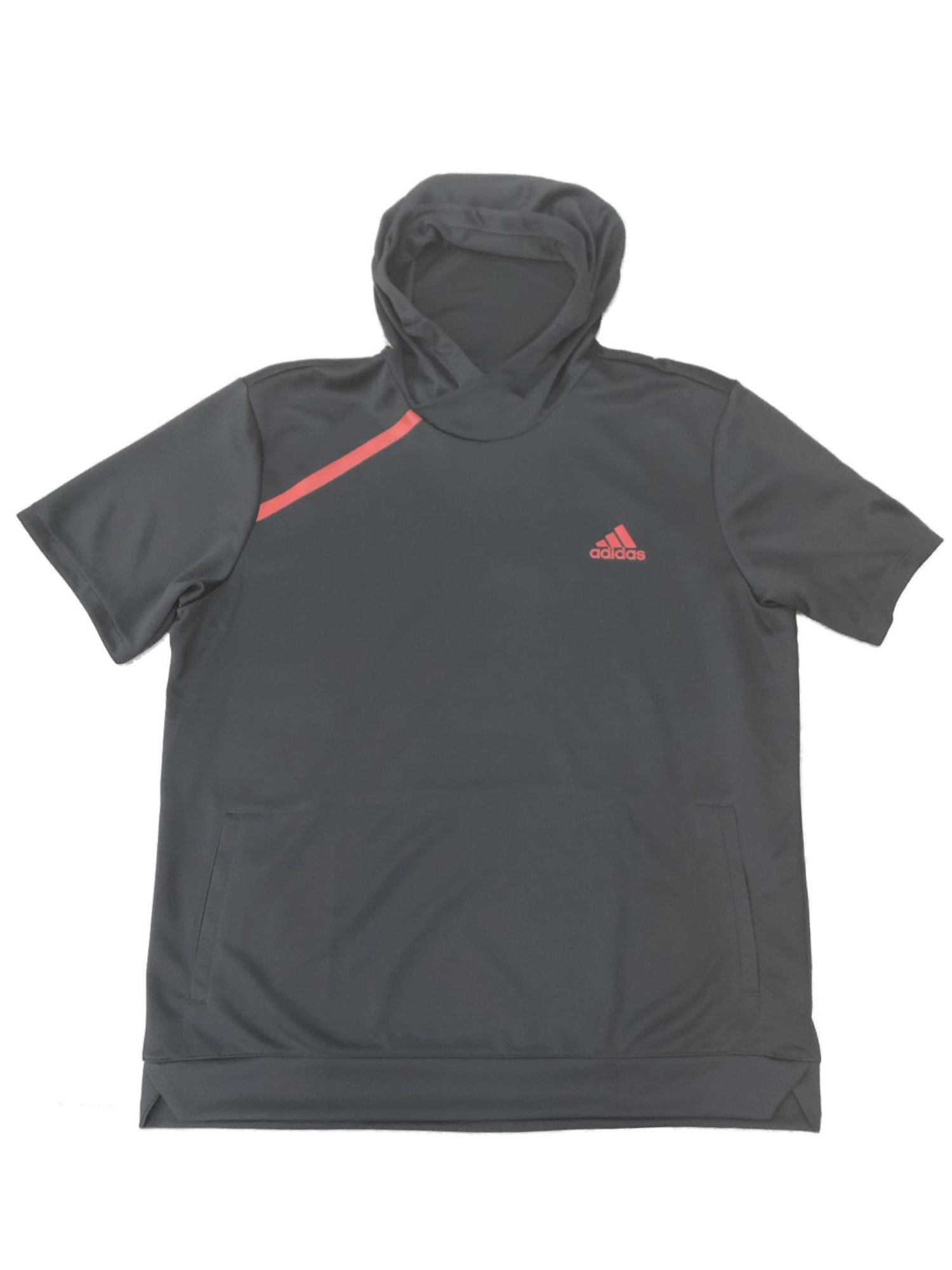 gray adidas hoodie mens