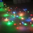 thumbnail image 3 of Cadena de luces LED de alambre de cobre de 10 m con 8 funciones, control remoto, resistente al agua, caja de batería, luz de estrella, decoración navideña, 3 of 4