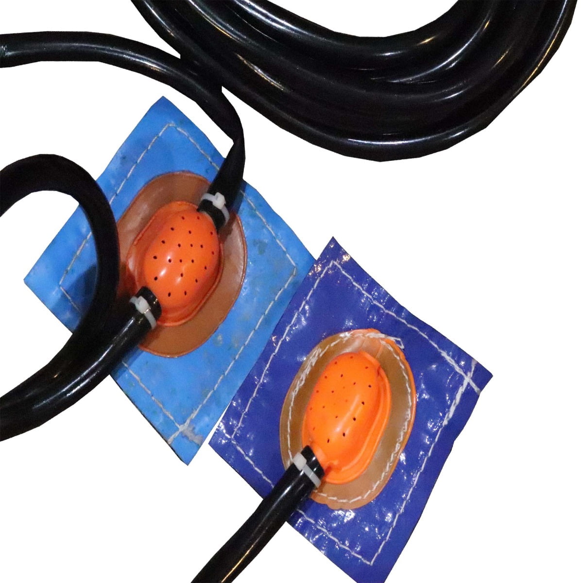Pogo Bounce House Double Sprinkler Head Sprinkler Hose for Dual Lane Water Slides, 20'