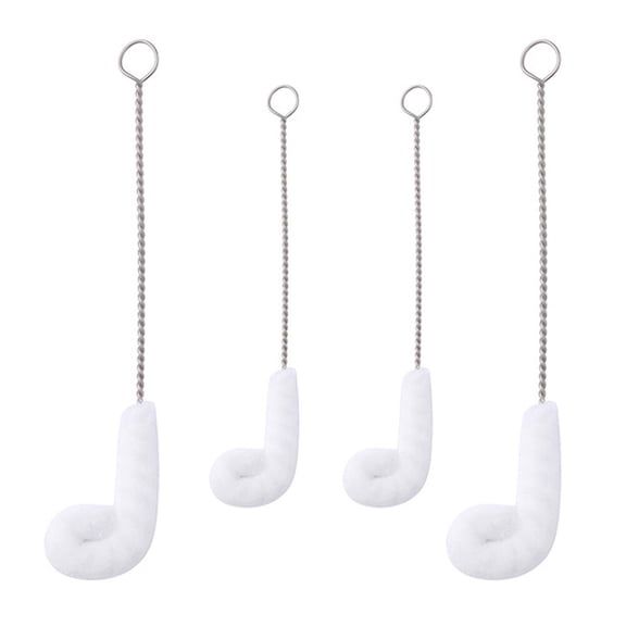 OULII 4-Piece Household Cleaning Tool Set with Fiber, Assorted Colors for Efficient Home Cleaning