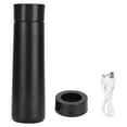 thumbnail image 1 of Botella de agua inteligente Pantalla táctil de temperatura Recordatorio cronometrado Conexión de alimentación USB Taza de vacíoNegro, 1 of 5