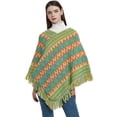 thumbnail image 6 of LIZUOJUN Under $8 Boho Shawl for Women Houndstooth Plaid Paisley Stripe Satin Silk Feeling for Travel Wedding Daily Outfit on Chilly Nights for Festive Occasions, One Size, 6 of 9