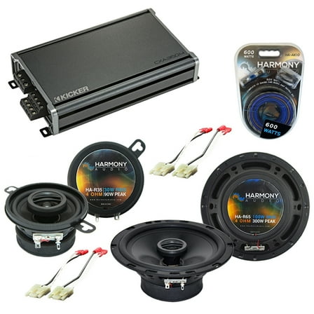 Fits Jeep Grand Cherokee 1993-1995 Speaker Upgrade Harmony Speakers & CXA360.4