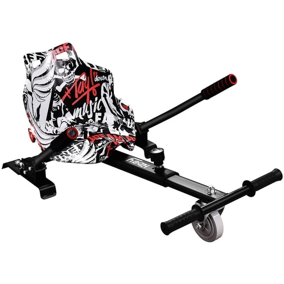 Hiboy HC-01 Hoverboard Kart Seat Attachment Accessory for 6.5" 8" 10" Two Wheel Self Balancing Scooter, Camouflage black
