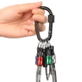thumbnail image 2 of 1/4inch Hex Shank Aluminum Alloy Screwdriver Bits Holder Extension Bar Drill Screw Adapter Change Keychain, 2 of 8
