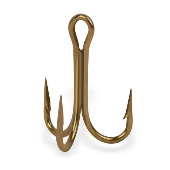 Mustad Kingfish Treble Hook - #4 (Bronze)