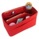 thumbnail image 2 of Purse Organizer Insert Felt Bags Handbag with Zipper Tote Shaper Multi Pocket Burgundy, 2 of 4
