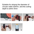 thumbnail image 4 of Peladora manual portátil PG-5 para cables redondos de 25mm - Herramienta versátil con ajuste de profundidad de corte, 4 of 6
