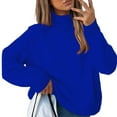 thumbnail image 1 of Duoif Chandails pour Femmes, Cardigan en Coton et Lin pour Femmes - Mode Estivale Chic pour Toutes les Occasions Chandails d'Automne pour Femmes Bleu G, 1 of 9