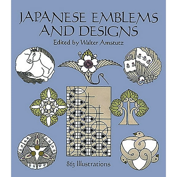 Dover Pictorial Archive: Japanese Emblems and Designs (Paperback)