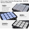 thumbnail image 3 of Graded Card Case Storage Box – Extra Large Trading Card Storage Box with 8 Adjustable Dividers – Baseball & Sports Card Storage Case – Fits PSA, BGS, SGC, Toploaders & Magnetic Holders, 3 of 5