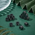 thumbnail image 2 of 1set 15pcs 304 Stainless Steel Beads Column Black 8x6mm Hole: 4mm, 2 of 9