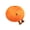 Orange, variant on Cute Bun-Shaped Throw Pillow Orange Cotton 11 Inch Decorative Cushion For Bedroom Sofa 1 Pack