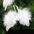 thumbnail image 6 of Tozuoyouz 10Pcs Plastic Angel Wings For Crafts Christmas Tree Ornaments White s Costume Mini Wings Decor For Diy Crafts Accessories Christmas Party Favor Decor White M, 6 of 8