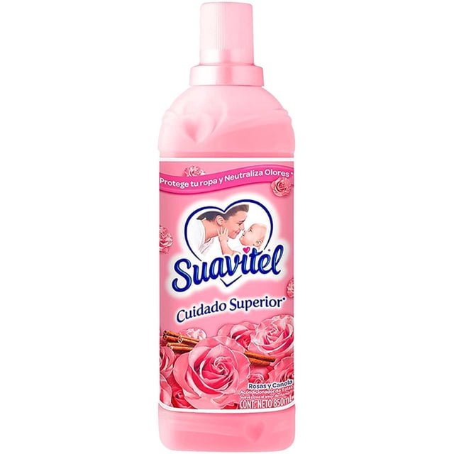 Pack de 12 Suavizante Telas Suavitel Reg. Rosas Canela 850ml Suavitel Rosas Canela