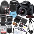 thumbnail image 1 of Cámara Réflex Digital Canon EOS 4000D / Rebel T100 con Lente EF-S de 18-55 Mm, Tarjeta de Memoria SanDisk de 32 Gb, Trípode, Flash, Mochila y Paquete de Accesorios ZeeTech, 1 of 5