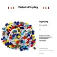 thumbnail image 2 of Guardurnaity Cinta de encaje colorida para manualidades, decoración, accesorios de terciopelo suave de poliéster, ropa usada, sofá (10 m) Accesorios de disfraces Color 2, 2 of 6