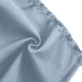 thumbnail image 6 of Women's Ruffle Hem Cropped Pants Loose Wide Leg Elastic Waist Pants Pleated Summer Outdoor Cropped Trousers, 6 of 7