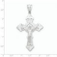 thumbnail image 2 of 925 Sterling Silver Polished INRI Crucifix Pendant, 2 of 6
