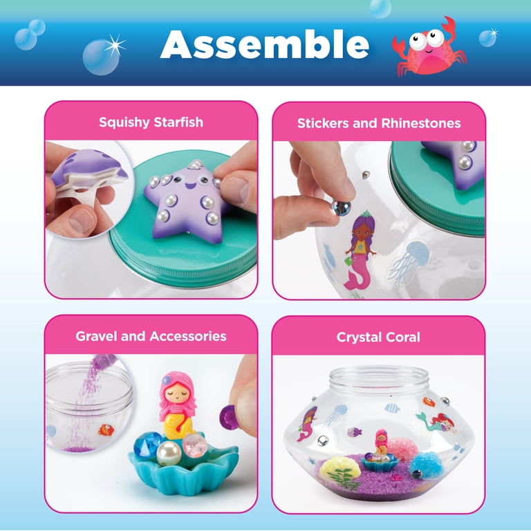 Creativity for Kids Crystal Mermaid Terrarium Craft Kit photo 5