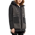 thumbnail image 3 of Orolay Women's Puffer Down Jacket Fleece Down Coat Hooded Jacket Black XS, 3 of 5