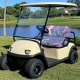 thumbnail image 2 of Uorisanigo Elastic Golf Cart Seat Soft Golf Cart Seat Cushion Pad Butterfly Cherry Blossom Moon Polyester Seat Cushion Front Sets for EZGO, Yamaha, Club Car and More 2-Seat Golf Carts, 2 of 7