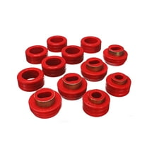 Energy Suspension 3.4130R Polyurethane Body Mount Bushings Red Fits select: 1994-1999 CHEVROLET S TRUCK, 2000-2003 CHEVROLET S TRUCK S10