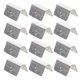 thumbnail image 3 of 12 Pcs Retaining Clips Deflector Channel Clip Deflector Fixing Clips Clip Wind Deflector Car Wind Deflector Fixing Clip, 3 of 4