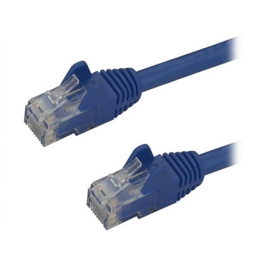 StarTech N6PATCH4BL 4 ft. Blue Cat6 Patch Cable with Snagless RJ45 Connectors - Cat6 Ethernet Cable - 4 ft. Cat6 UTP Cable