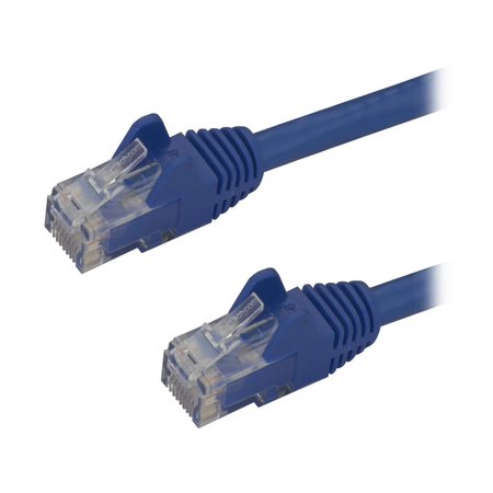 UPC: 0065030842259 | StarTech N6PATCH4BL 4 ft. Blue Cat6 Patch Cable with Snagless RJ45 Connectors – Cat6 Ethernet Cable – 4 ft. Cat6 UTP Cable