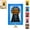Blue, variant on Candy Dispenser Picture Frame, Handy Wall Candy Frame, Wall Mount Gumball Machine Creative Handy Candy Dispenser for Desk Countertop Adults & Children Room Sweet Display