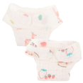 thumbnail image 1 of 2 Pcs Cotton Baby Girl Reusable Diaper Pants Washable Diaper Pants For Infant, 1 of 4