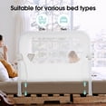 thumbnail image 3 of Baranda de cama NUTIKAS de 90 cm abatible y ajustable en altura, 3 of 7