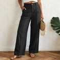 thumbnail image 2 of KPOPLK High Waisted Work Pants for Women Business Casual Outfits Office Dress Pants Trousers with Pockets(Black,XL), 2 of 9