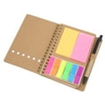 thumbnail image 4 of Journal Book, Practical Pen Insertion Notebook Double Coil  For Business Office Stationery Brown, 4 of 8