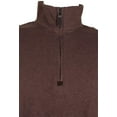 thumbnail image 3 of Tasso Elba Mens Supima Pullover Sweater, Brown, XX-Large, 3 of 3