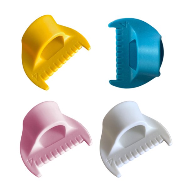 4 piezas de bloqueos de puntada de borde y calibre de costura, herramienta de borde de costura a mano para puntadas uniformes, accesorios de costura 4 mm