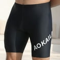 thumbnail image 6 of guisaled Men Swim Jammer Athletic Training Endurance Swimsuit Competitive Racing Compression Swimwear Quick Dry Square Leg Swim Trunks, 6 of 7