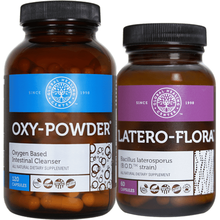 Global Healing Center Colon Cleanse Kit - Oxygen Colon Cleanser plus Probiotics