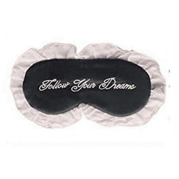 100% Pure Silk Eye Mask Lace Design with Adjustable Strap Super Soft and Smooth Sleeping Mask for Sleeping or Travel