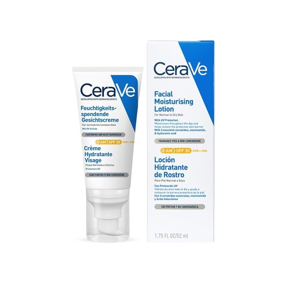 Loción Hidratante con FPS CeraVe para Piel Normal a Seca 52 ml