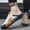 Beige, variant on Daolelai Thin Men's Shoes Summer Mesh Breathable Hole Sandals Men's Lazy One-Step Slip-On No Heel Closed Toe Casual Shoes