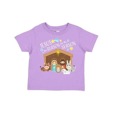 

Inktastic Jesus is the Reason for the Season Christmas Nativity Gift Toddler Boy or Toddler Girl T-Shirt