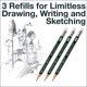 thumbnail image 3 of Set de lápices Faber-Castell Perfect Pencil Castell 9000 con recambio, 3 of 8