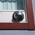 thumbnail image 3 of Outlet Air Vent Grille Kitchen Fans Round Silver Vent Wall Bathroom Vents, 3 of 7