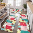 thumbnail image 2 of Pioneer Flower Floral Print Pattern Kitchen Rugs Sets Of 3,Kitchen Runner Rugs Non Skid Washable,Decorative Kitchen Floor Mats for Kitchen,Sink,Laundry,17X30 Inch + 17X47 Inch + 17X59 Inch, 2 of 6