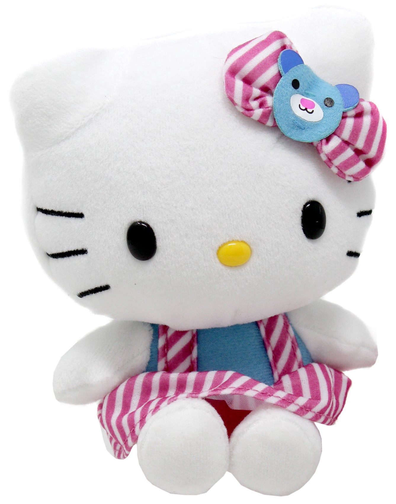 Peluche Hello Kitty Gingerbread 25,4 Cm Con Adesivi | Set Natalizio Ufficiale Sanrio Per Bambine E Ragazze | Morbida Bambola Da Collezione