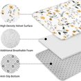 thumbnail image 5 of Pioneer Flower Floral Print Pattern Bathroom Rugs Sets 3 Piece,Toilet Cover Set,Absorbent Non Slip Bathroom Mats Sets with U-Shaped Contour Rug Toilet Rug Set, 5 of 5