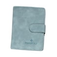 thumbnail image 1 of Funda para pasaporte, funda para pasaporte, moderna funda para tarjetas, portátil, para viajes. azul claro, 1 of 9