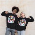 thumbnail image 4 of Hippie Australian Shepherd Portrait Watercolor Tie-Dye Vintage Styles Sweatshirt Unisex Merch Aussie Dog Lover Gifts - 00014, 4 of 6